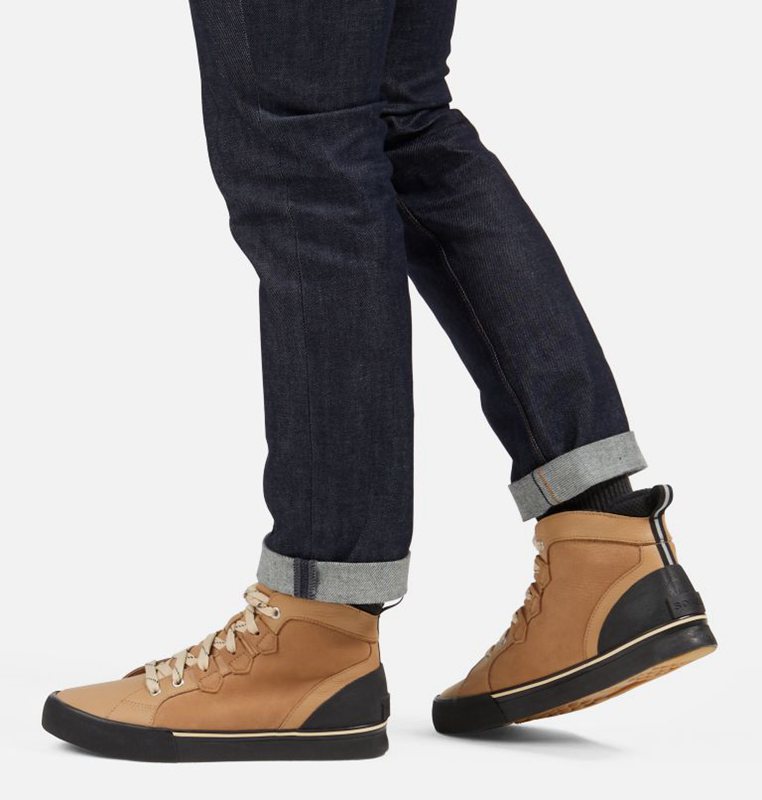 Mens Sneakers Brown/Black - Sorel Caribou™ Storm Boot Mid - 371-ZUOHCP